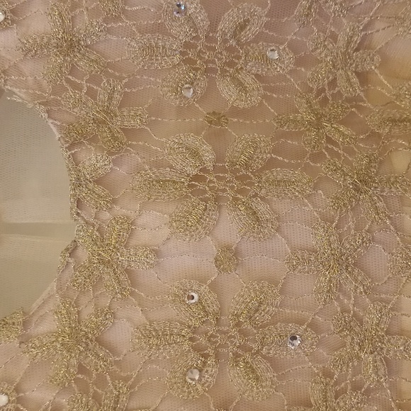 Brand new Blink Blank Dress Rose Gold 9mon Communion Christening wedding dress - Picture 2 of 4